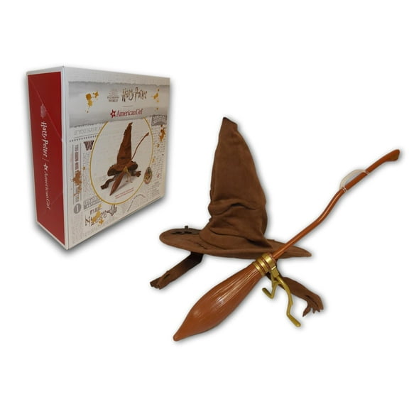 American Girl Harry Potter Sorting Hat & Nimbus 2000 for 18inch Doll New w Box