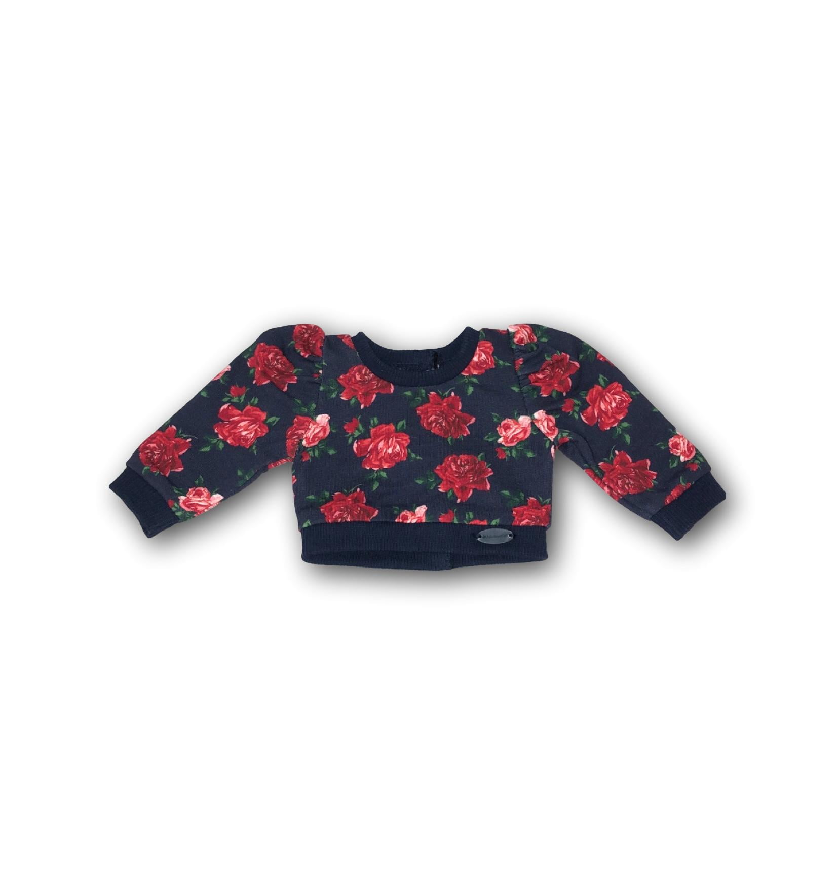 American Girl Janie and Jack Wrapped in Roses Party Top for 18-inch Dolls