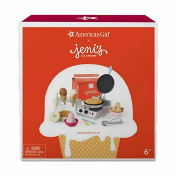 American Girl Jeni's Splendid Waffle Cone Set for 18" Dolls (Doll not Included)