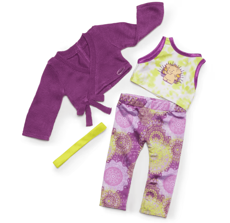 American Girl Kavi's Yoga Outfit for 18 inch Dolls
