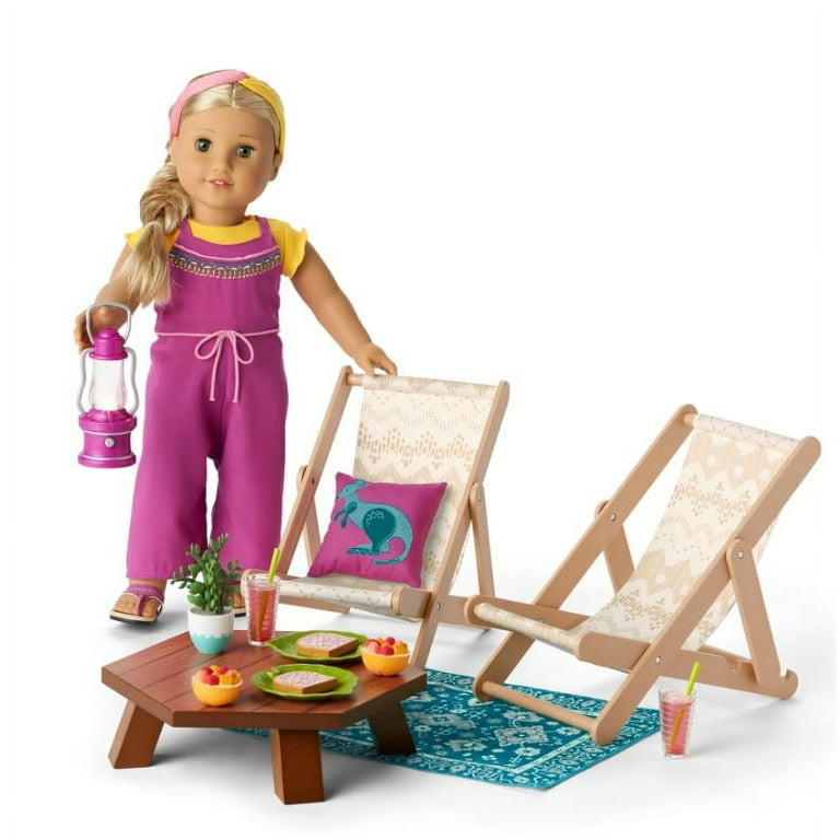 American Girl Kira Comfy Camping Accessories for 18 Inch Dolls Doll Not Included