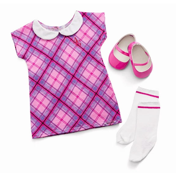 American Girl Pretty Plaid Outfit for 18 inch Dolls