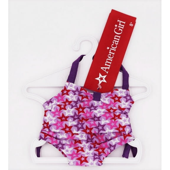 American Girl Purple Star Halter Tankini for 18 inch Doll