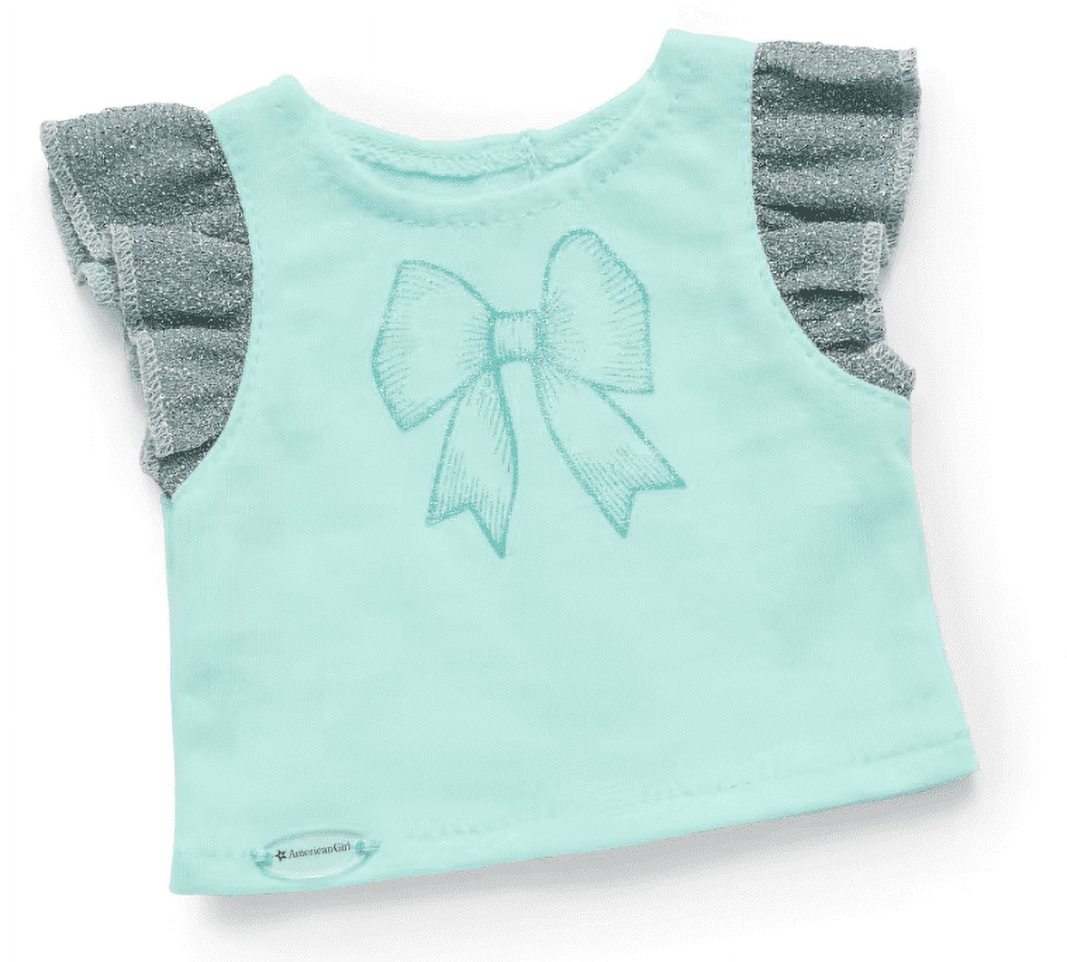 American Girl Sparkle & Bows Tee for 18 inch Dolls