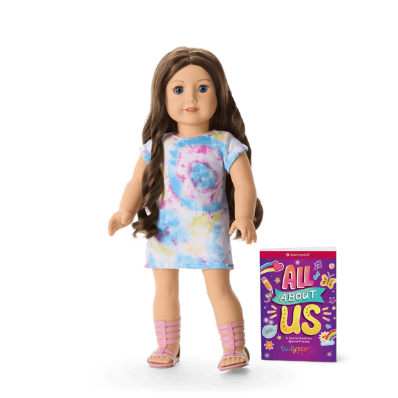 American Girl Truly Me 126 18 inch Doll Wavy Brown Hair Blue Eyes