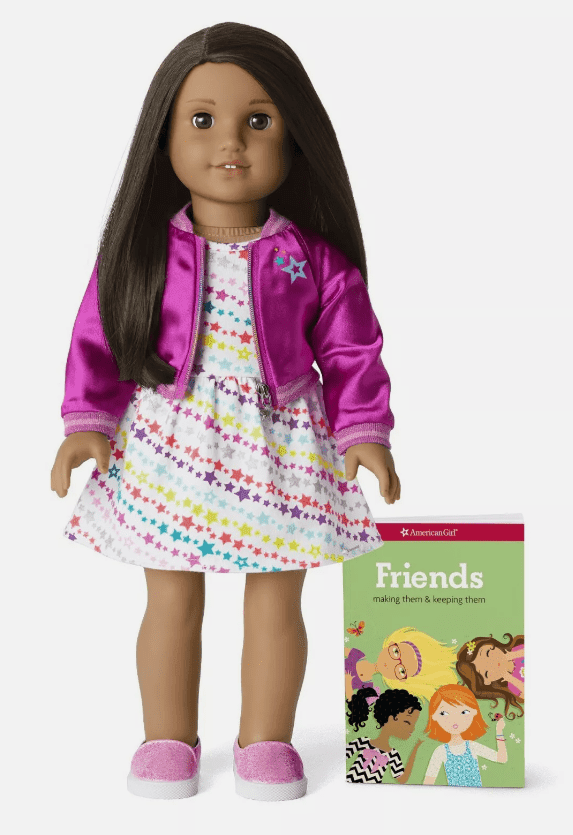 American Girl Truly Me 66 18 inch Doll Brown Eyes Dark Brown/Black Hair Medium Skin
