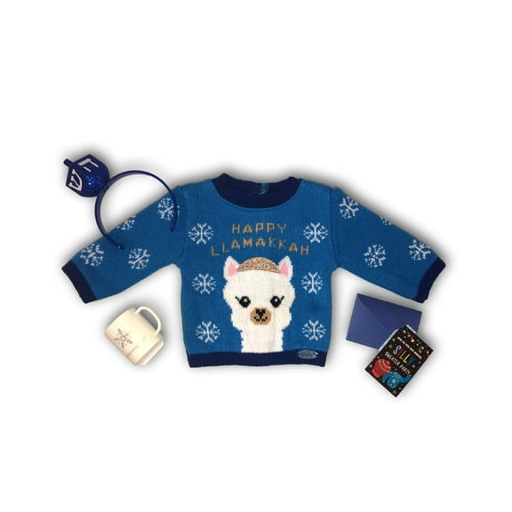 American Girl Truly Me Silly Hanukkah Sweater for 18-inch Dolls