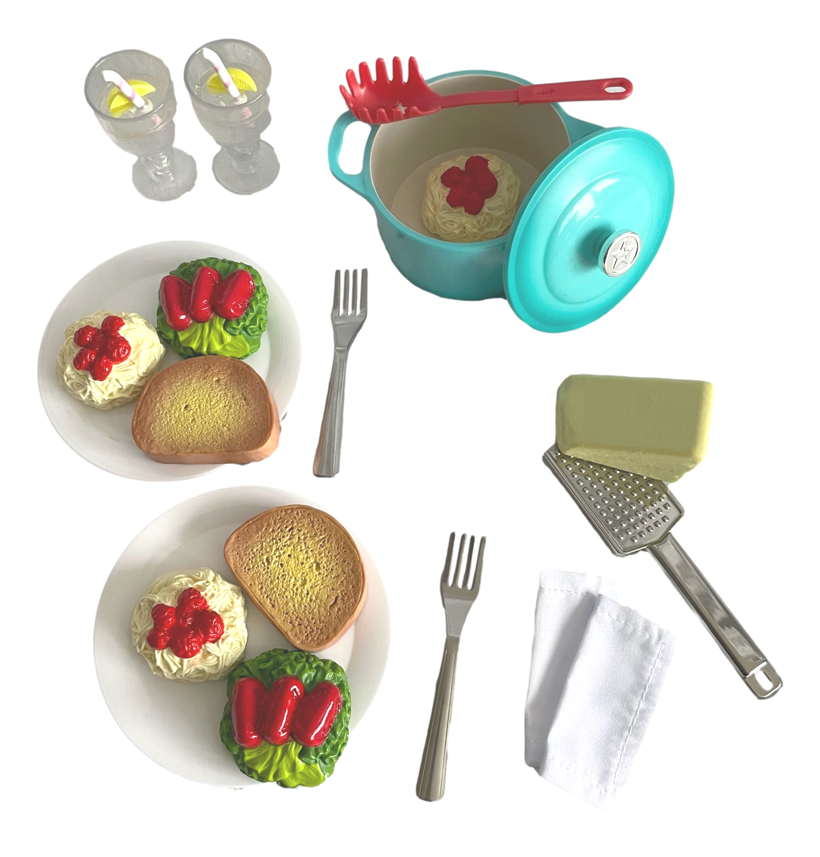 American Girl Truly Me Spaghetti Dinner Set for 18" Dolls