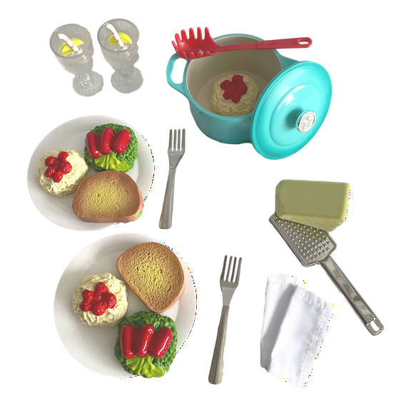 American Girl Truly Me Spaghetti Dinner Set for 18" Dolls