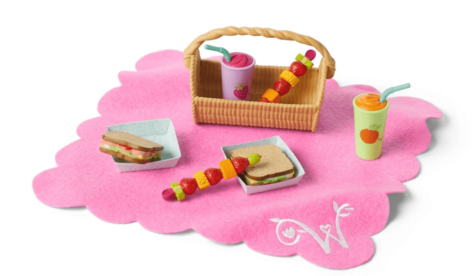 American Girl WellieWishers Garden Adventure Picnic set for 14.5 inch Dolls