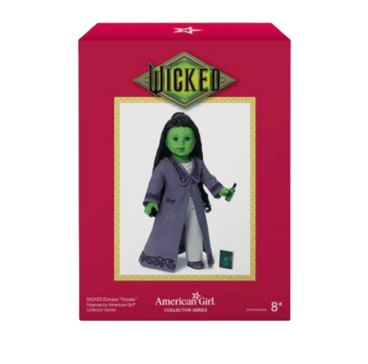 American Girl Wicked Elphaba &ldquo;Popular&rdquo; Pajamas Set for Doll New with Box