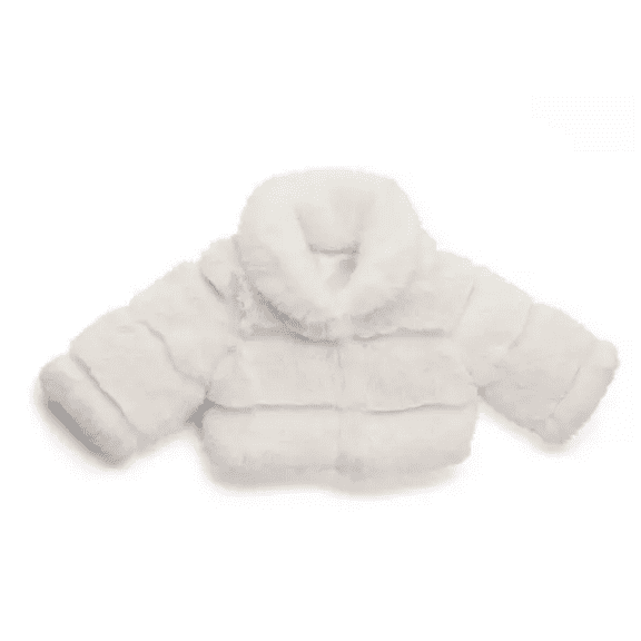 American Girl X Janie Jack Winter White Jacket for 18 inch Dolls