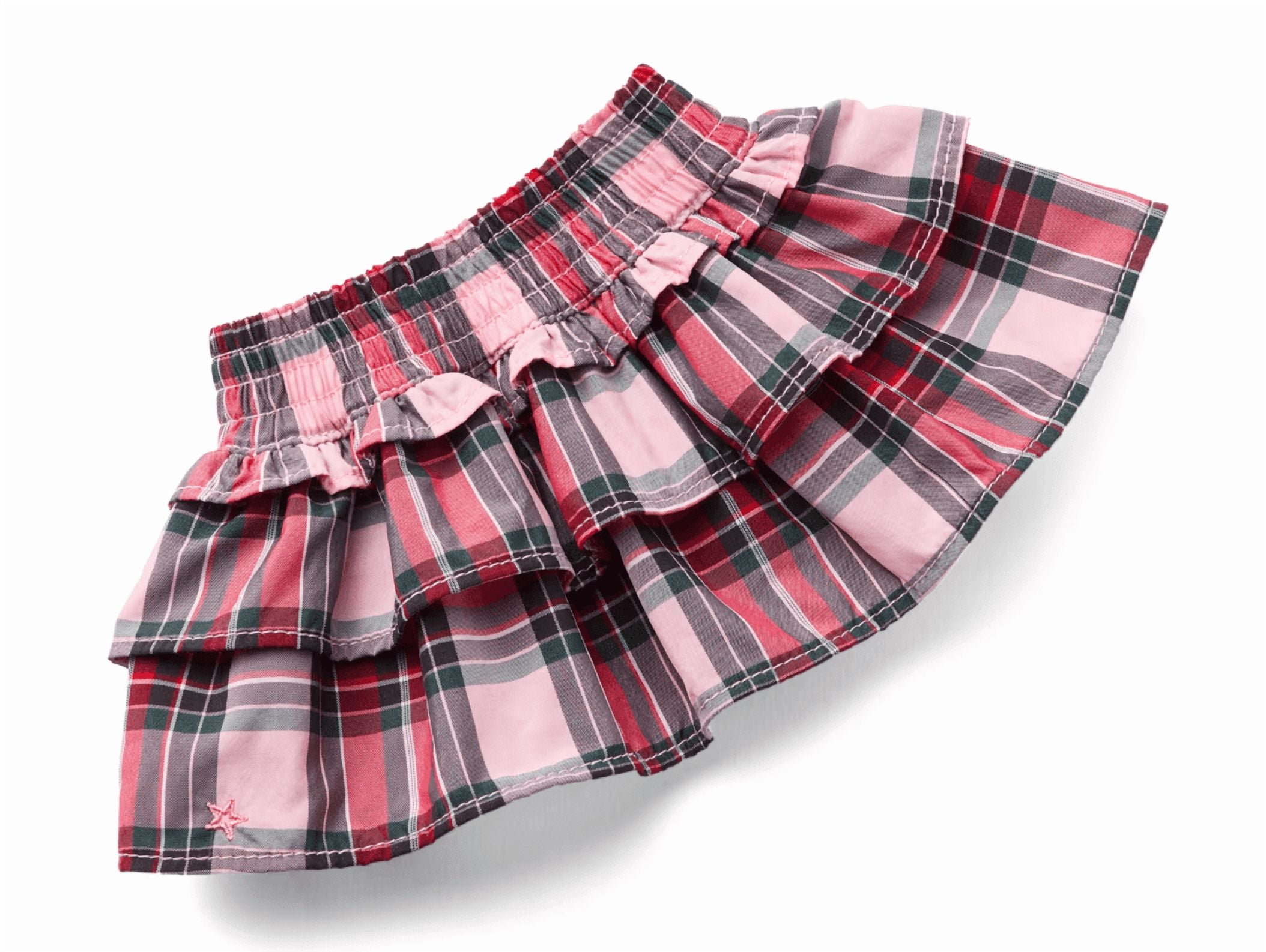 American Girl X Janie and Jack Holiday Plaid Skirt for 18 inch Dolls