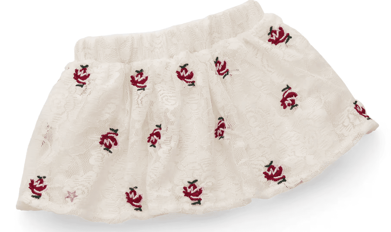 American Girl X Janie and Jack Holiday Rose Skirt for 18 inch Dolls