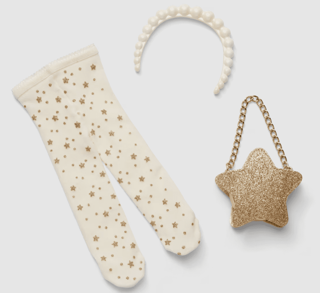 American Girl X Janie and Jack Sparkly Celebration Accessories for 18 inch Dolls