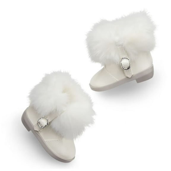 American Girl X Something Navy Frosty Faux-Fur Booties for 18 inch Dolls