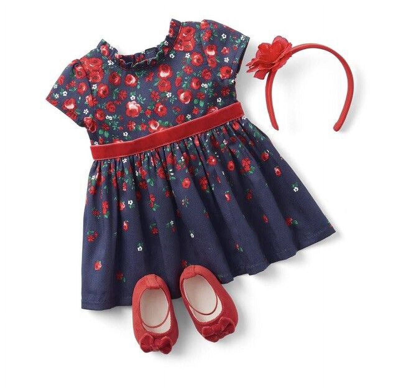 American Girl x Janie and Jack Wrapped in Roses Party Dress for Bitty Baby
