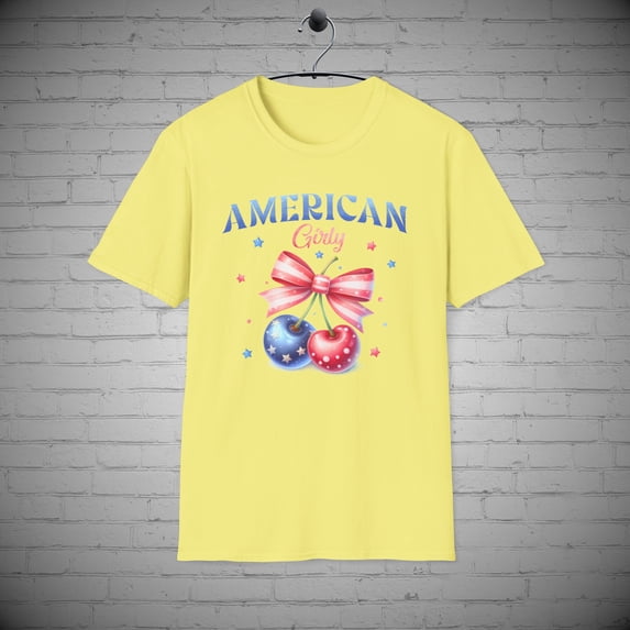 American Girly t-shirt, July 4th Shirt, Independence Day tee