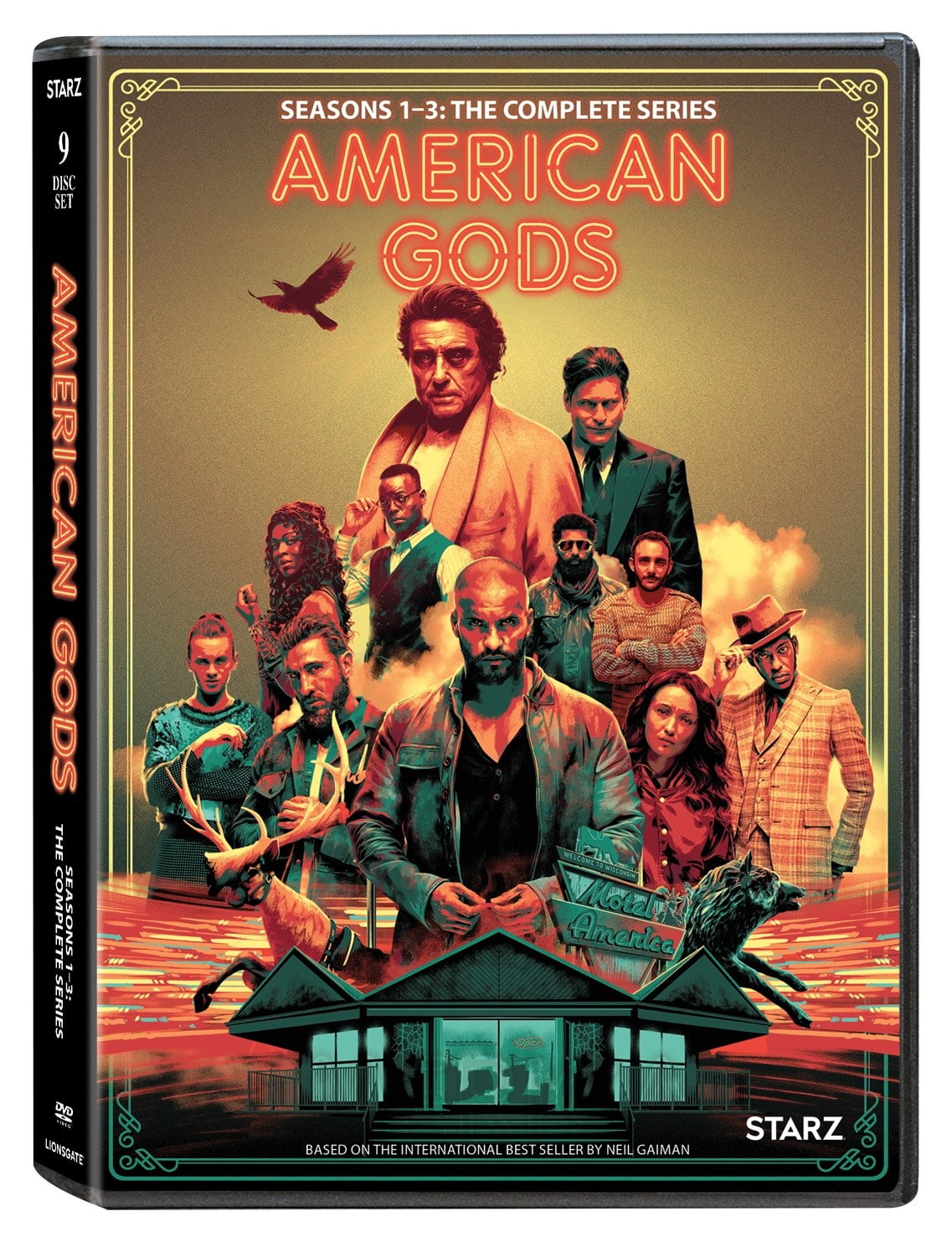 American Gods: Complete Collection Box Set Series (DVD) - Walmart.com