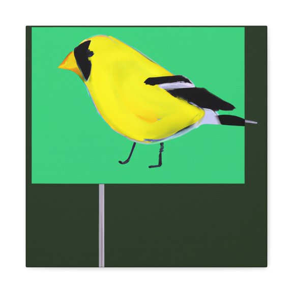 "American Goldfinch Minima" - Canvas