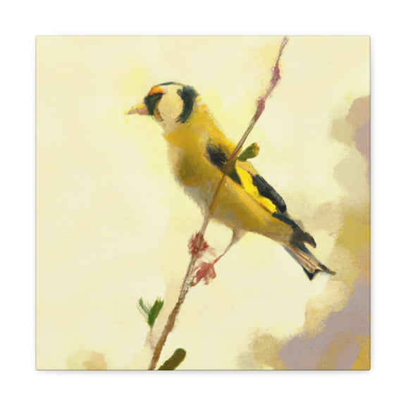 "American Goldfinch Wonderland" - Canvas