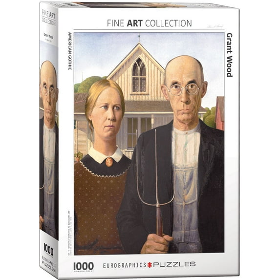 American Gothic by Grant Wood 1000-Piece Puzzle
