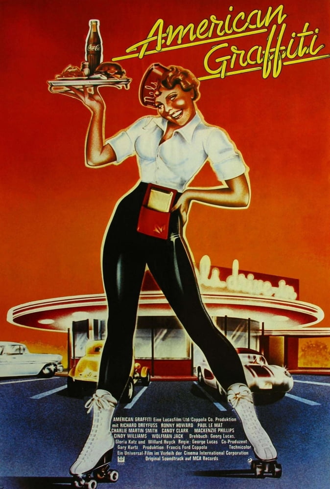 American Graffiti Canvas Art - (24 x 36)