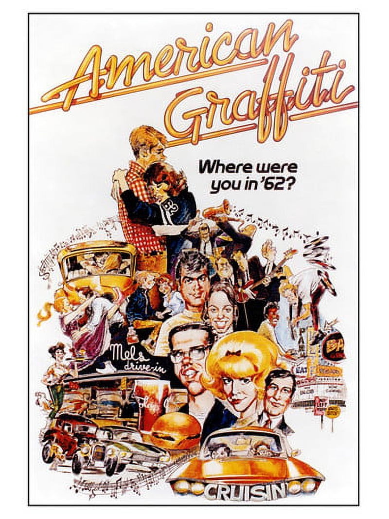 American Graffiti Classic Movie Poster Art Ron Howard Harrison