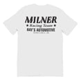 thumbnail image 1 of American Grafitti Milner Racing Team White Mens T Shirt Ford Drag Racing Hot Rods, 1 of 2