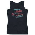 thumbnail image 1 of American Grafitti Neon Junior Women's Tank Top Black, 1 of 2