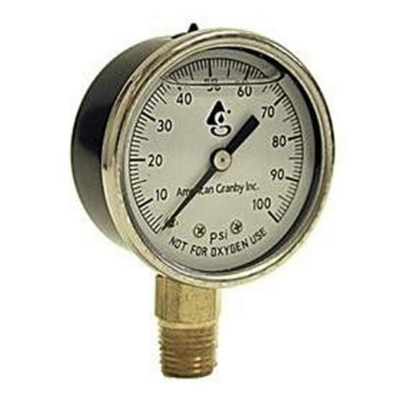 American Granby EILPG1002-4LNL 100 lbs Liquid Pressure Gauge