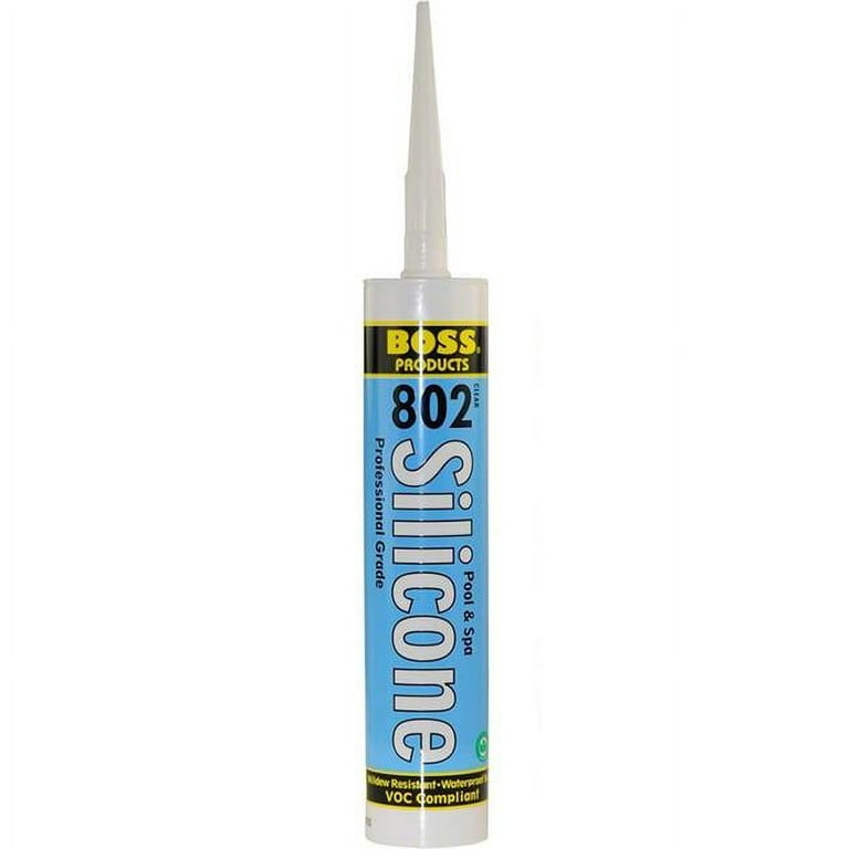 Adhesive Guru Clear Silicone Sealant Waterproof 10.15 fl.oz, All Purpose  100% Silicone Caulk, Weatherproof & Flexible Adhesive Sealant for Indoor  and Outdoor Use, Transparent - 1 Pack: : Industrial & Scientific