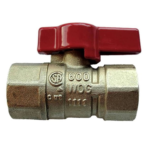 American Granby HGBVL100T 1 in. Brass Gas Valve
