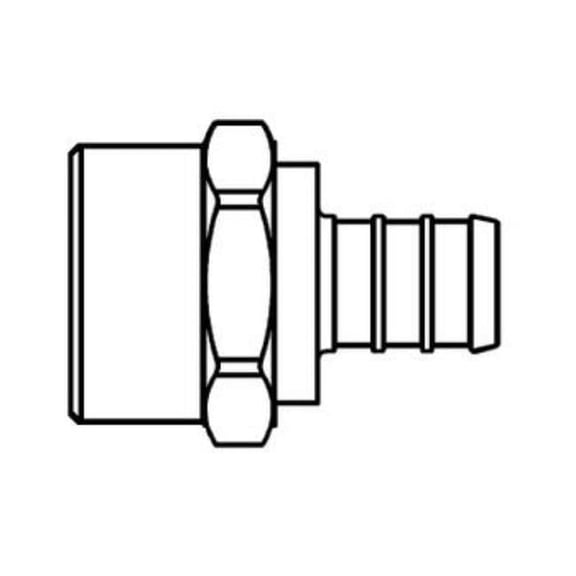 American Granby NLCBXFC33 0.5 P x 0.5 in. Fip NL Pex Female Adapter