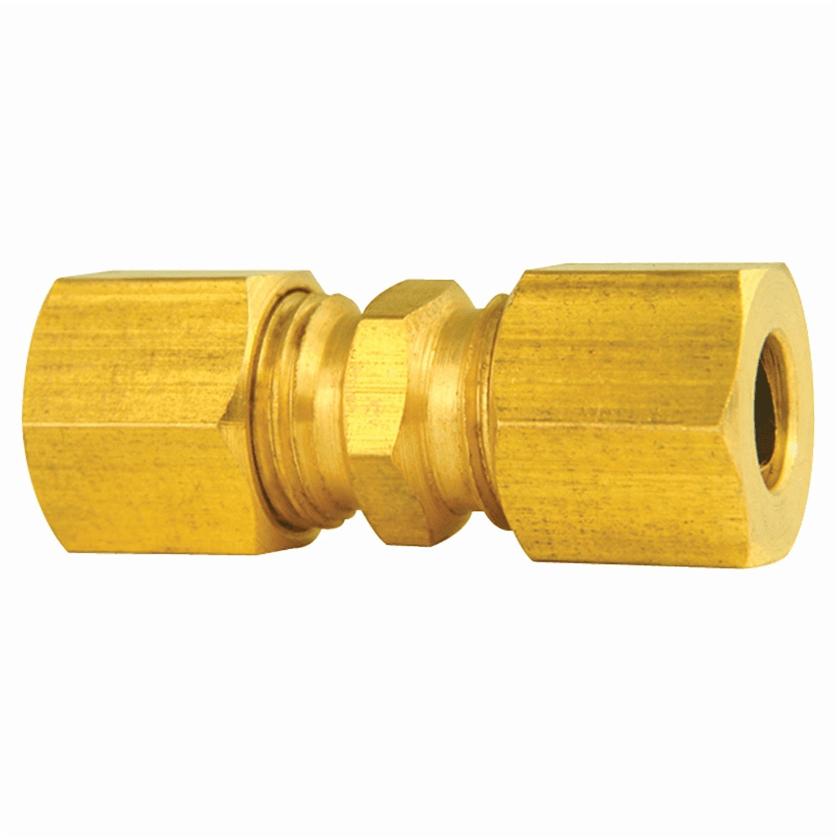 AGS Brass Compression Union - For 1/4 inch tubing 1 each, Size: 0.25