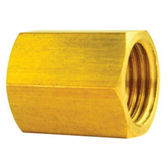 American Grease Stick (AGS) Brass brake line union - 1 per card - 5/16 in. 1/2-20 Inverted Unions are used to join two brake, fuel, or transmission lines together, 1/card, sold by each