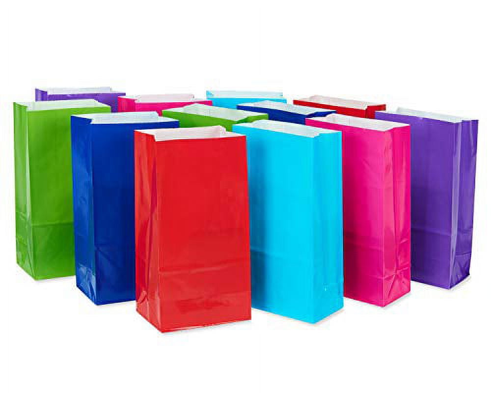 American Greetings 10" Small AllOccasion Goodie Gift Bags, Rainbow