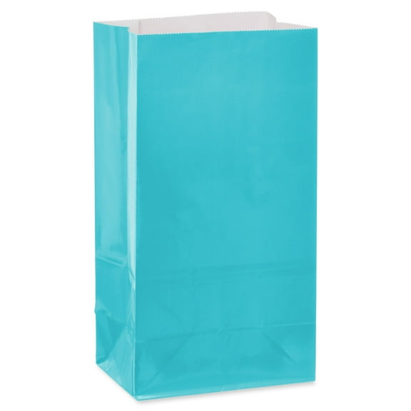 American Greetings 10 in. Aqua Goodie Bag (1-Count)