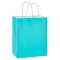 thumbnail image 1 of American Greetings 10 in. Medium Aqua Gift Bag for All Occasions (1-Count), 1 of 4