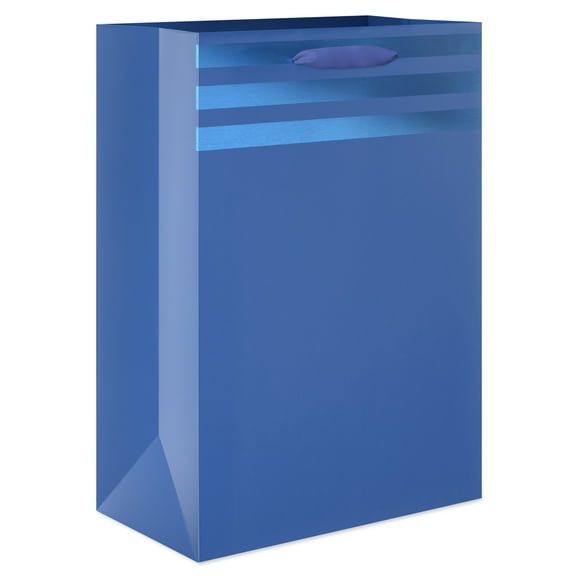 American Greetings 10 in. Medium Blue Gift Bag (1-Count)