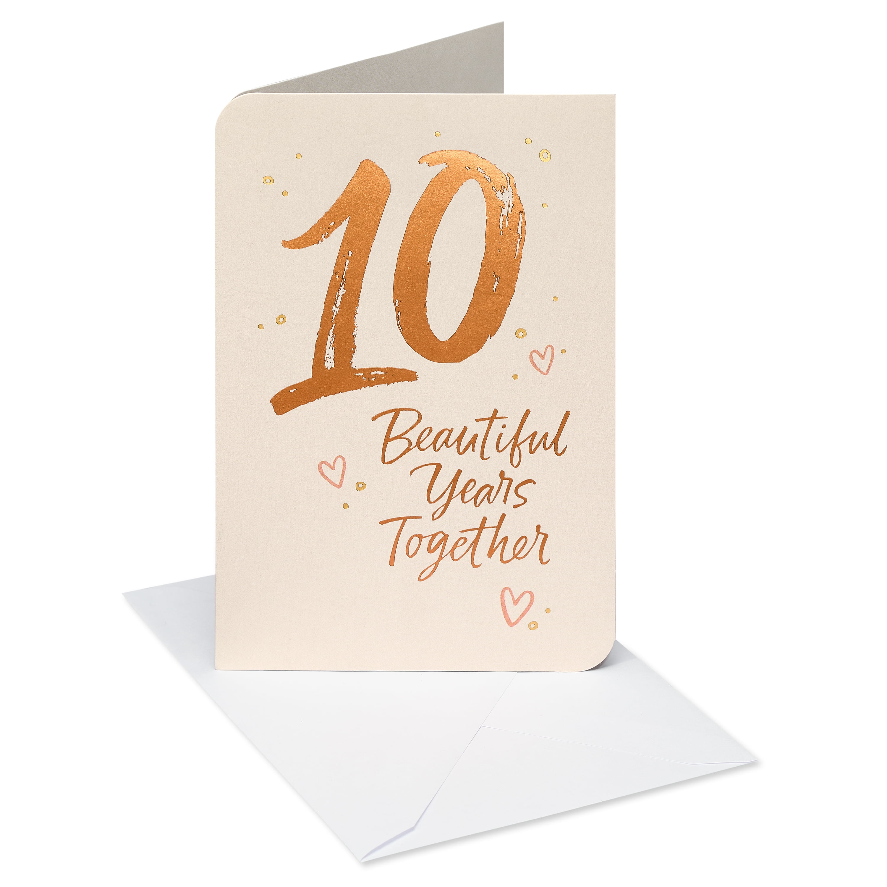 American Greetings 10th Anniversary Card (By Your Side) - Walmart.com