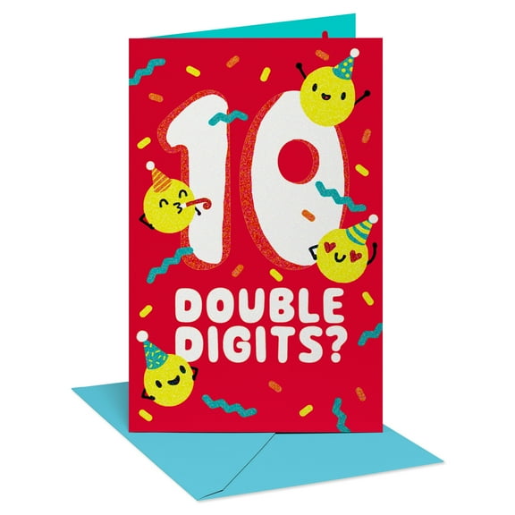 American Greetings 10th Birthday Card for Kids (Double Digits)