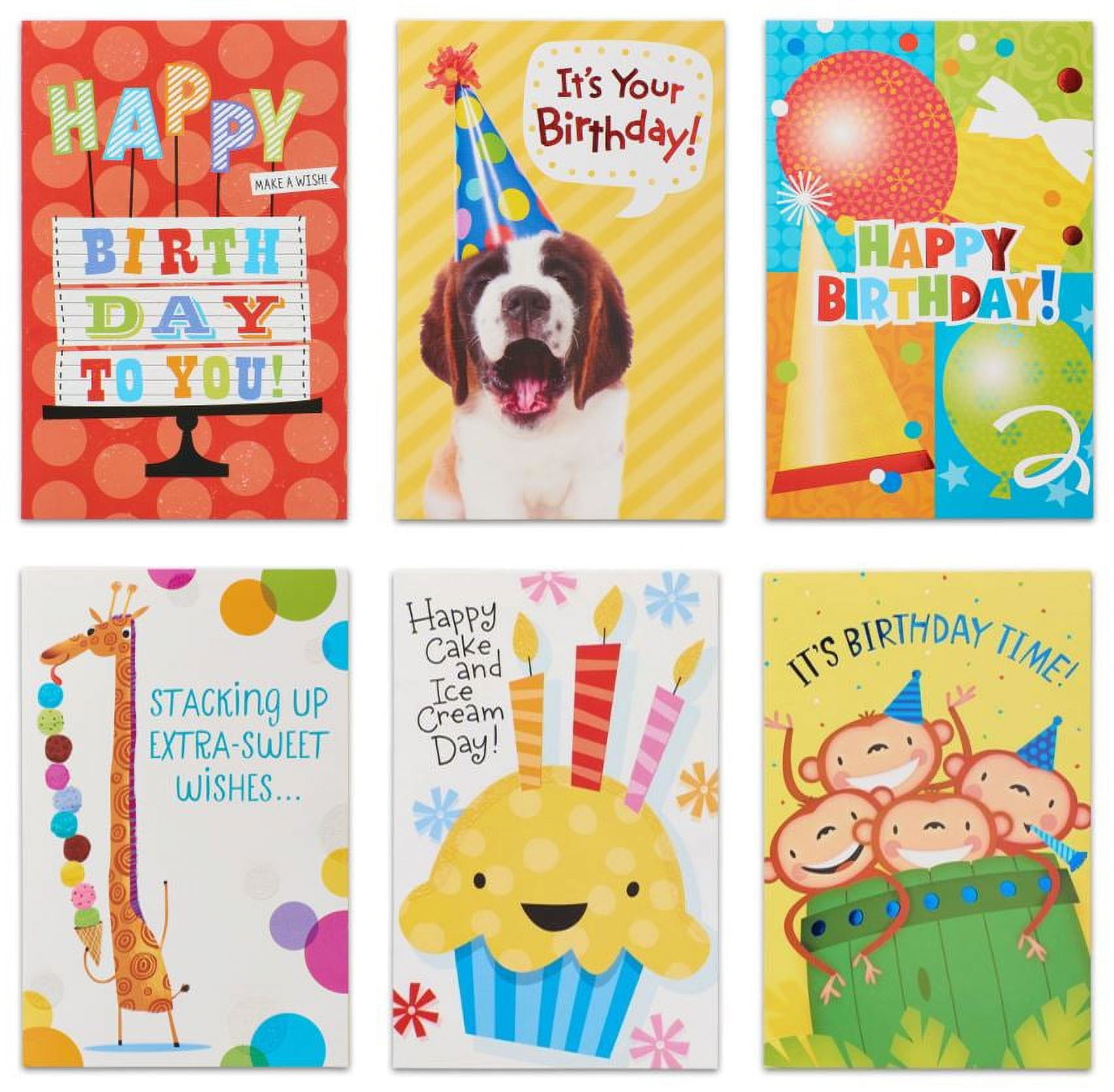 American Greetings 12 Count Assorted Bright Birthday Card Pack - Walmart.com american-greetings-12-count-assorted-bright-birthday-card-pack-walmart-com