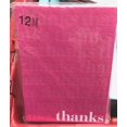 thumbnail image 1 of American Greetings 12 Pink Thanks  Notecards With Envelopes NEW, 1 of 2