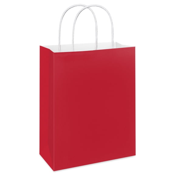 American Greetings 13 in. Large Solid Red Gift Bag for All Occasions (1-Count)