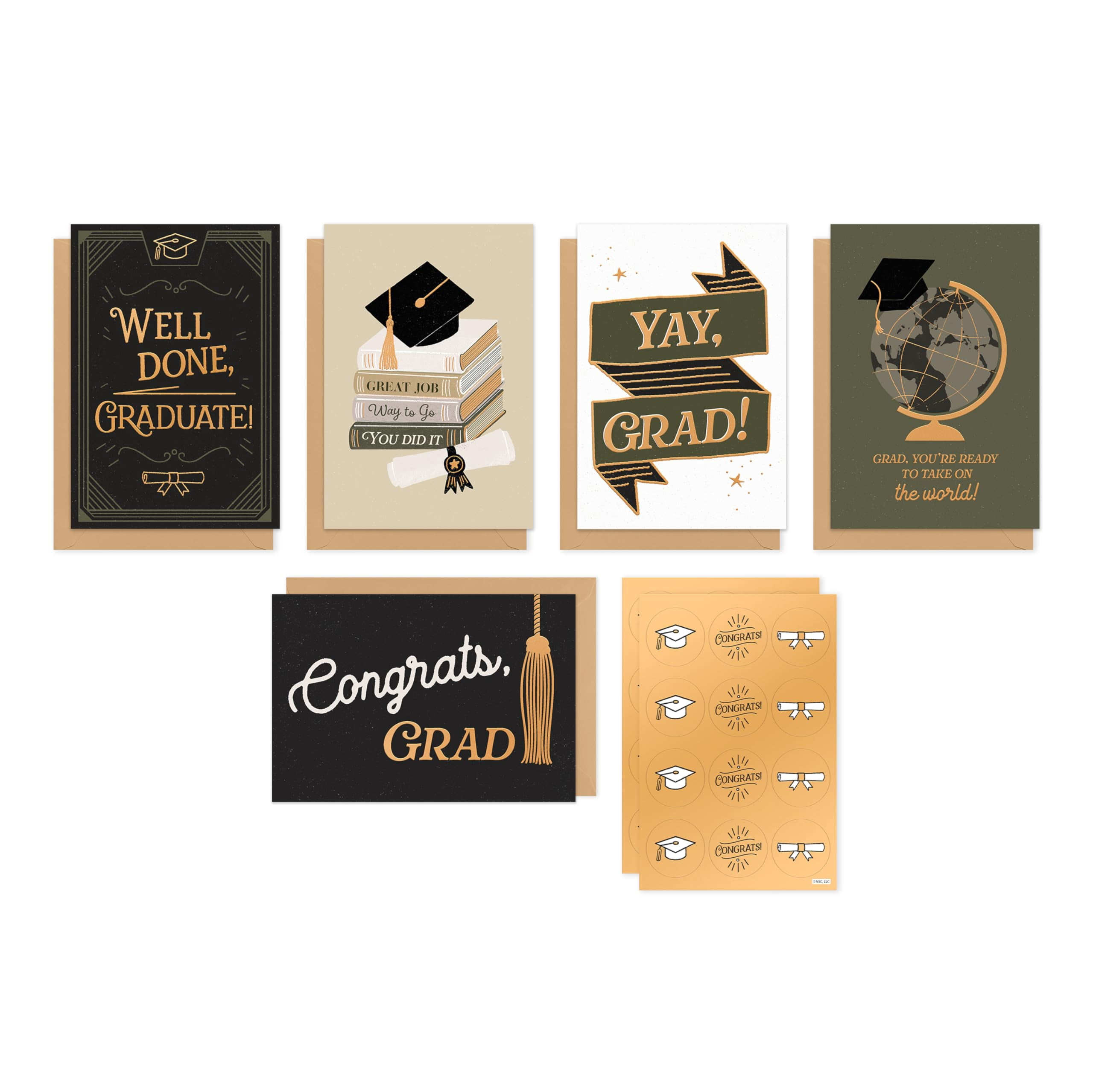 American Greetings 20-Count Graduation Card Pack with Envelopes ...