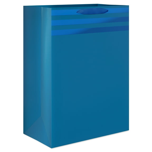 American Greetings 20 in. Blue Jumbo Gift Bag for All Occasions (1-Count)