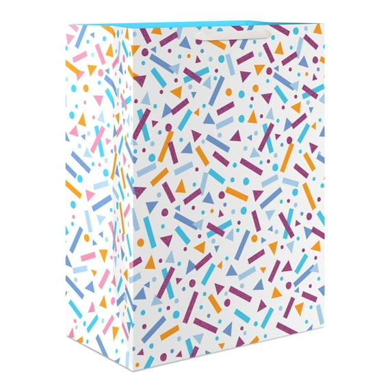 American Greetings 20 in. Jumbo Multi-color Confetti Gift Bag (1-Count)