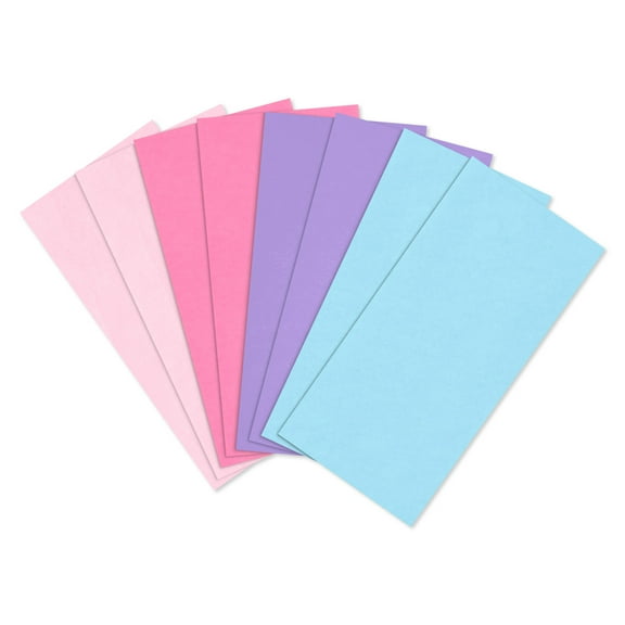 American Greetings 20 in. Tissue Paper Bundle, Pink, Dark Pink, Lavender, Light Blue (8-Sheets)