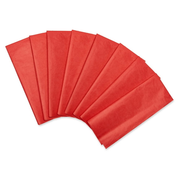 American Greetings 20 in. x 20 in. Cherry Red Tissue Paper for Birthdays and All Occasions (8-Sheets)